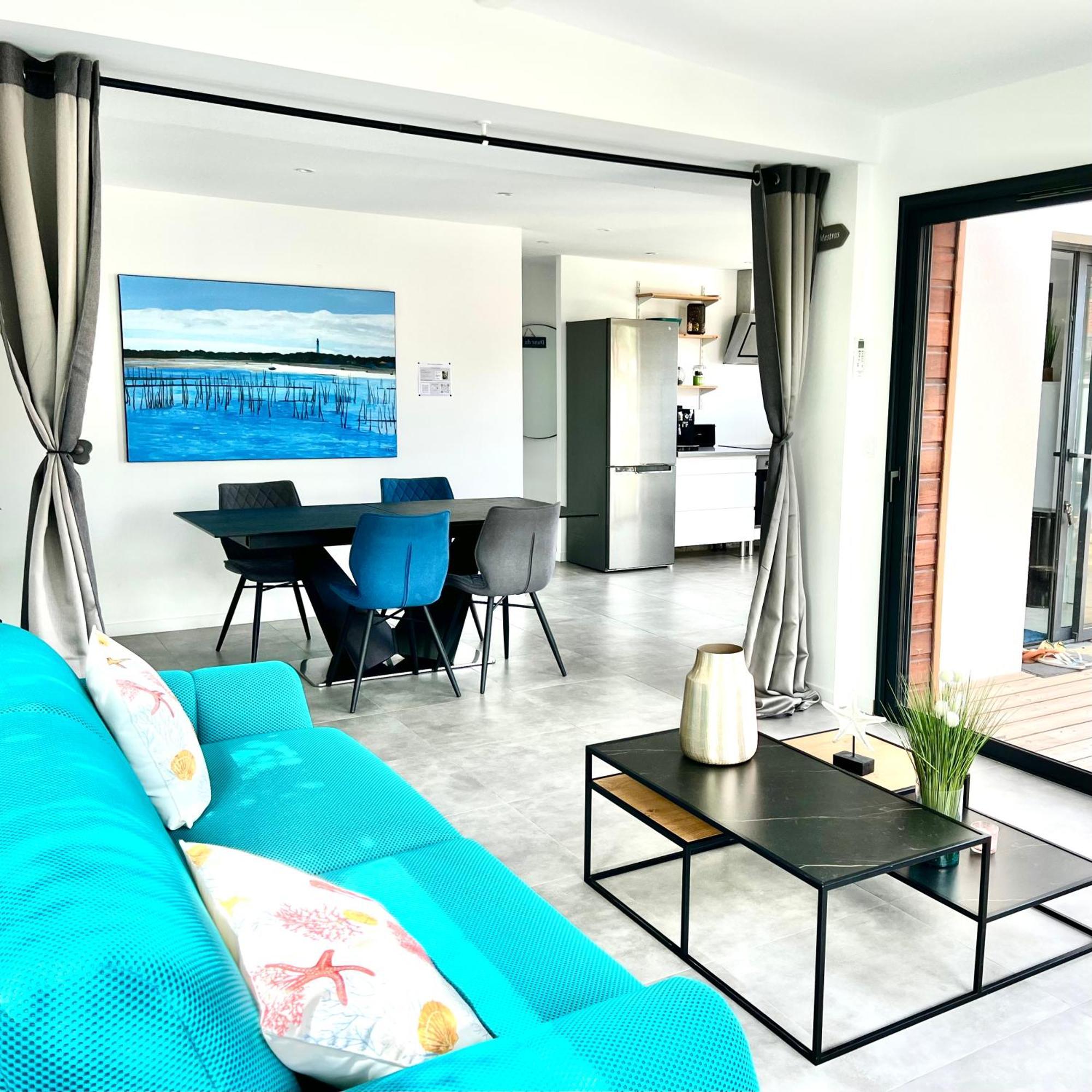 La Villa Canopee - Piscine Chauffee-Fibre-Clim-Jacuzzi Gujan-Mestras Exterior photo