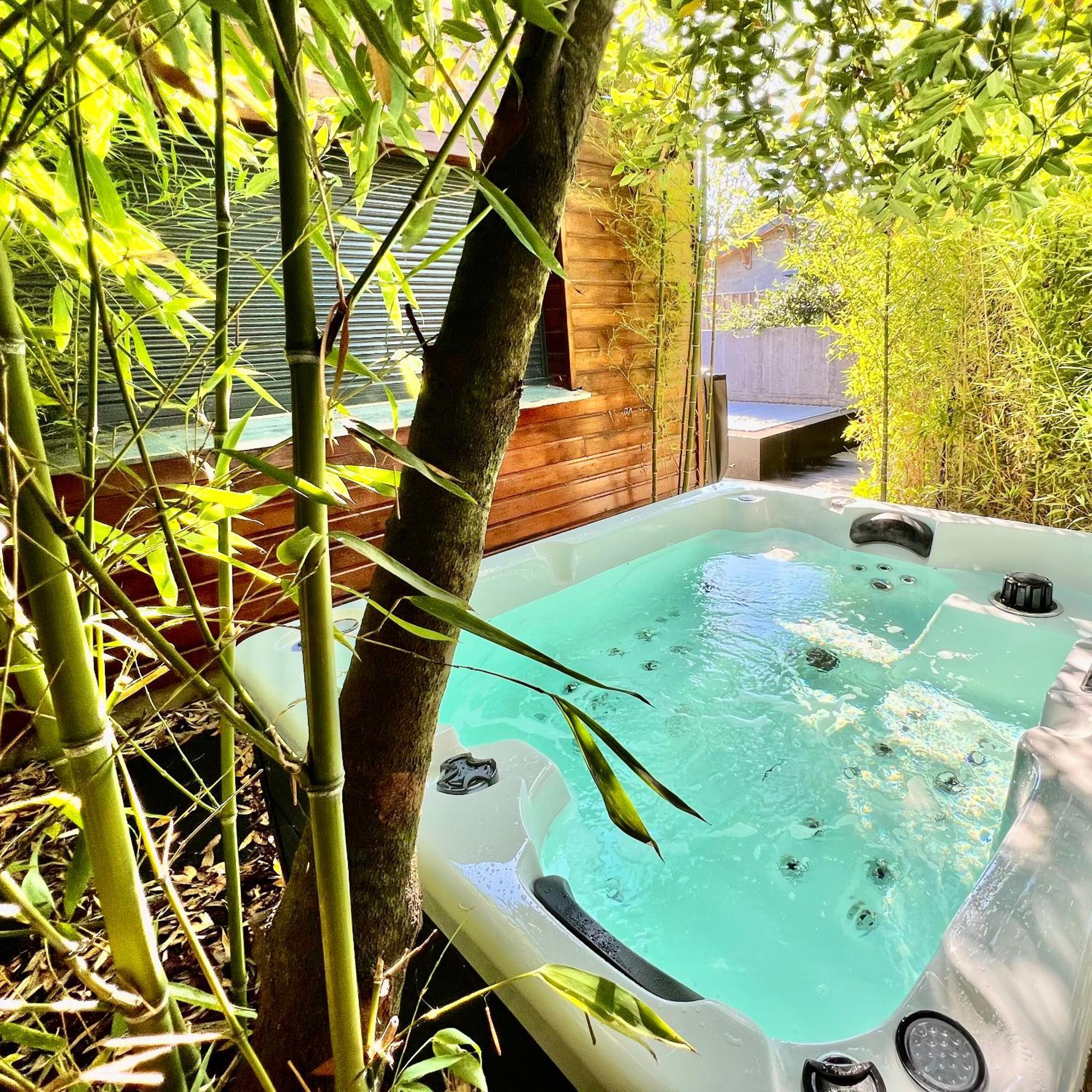 La Villa Canopee - Piscine Chauffee-Fibre-Clim-Jacuzzi Gujan-Mestras Exterior photo